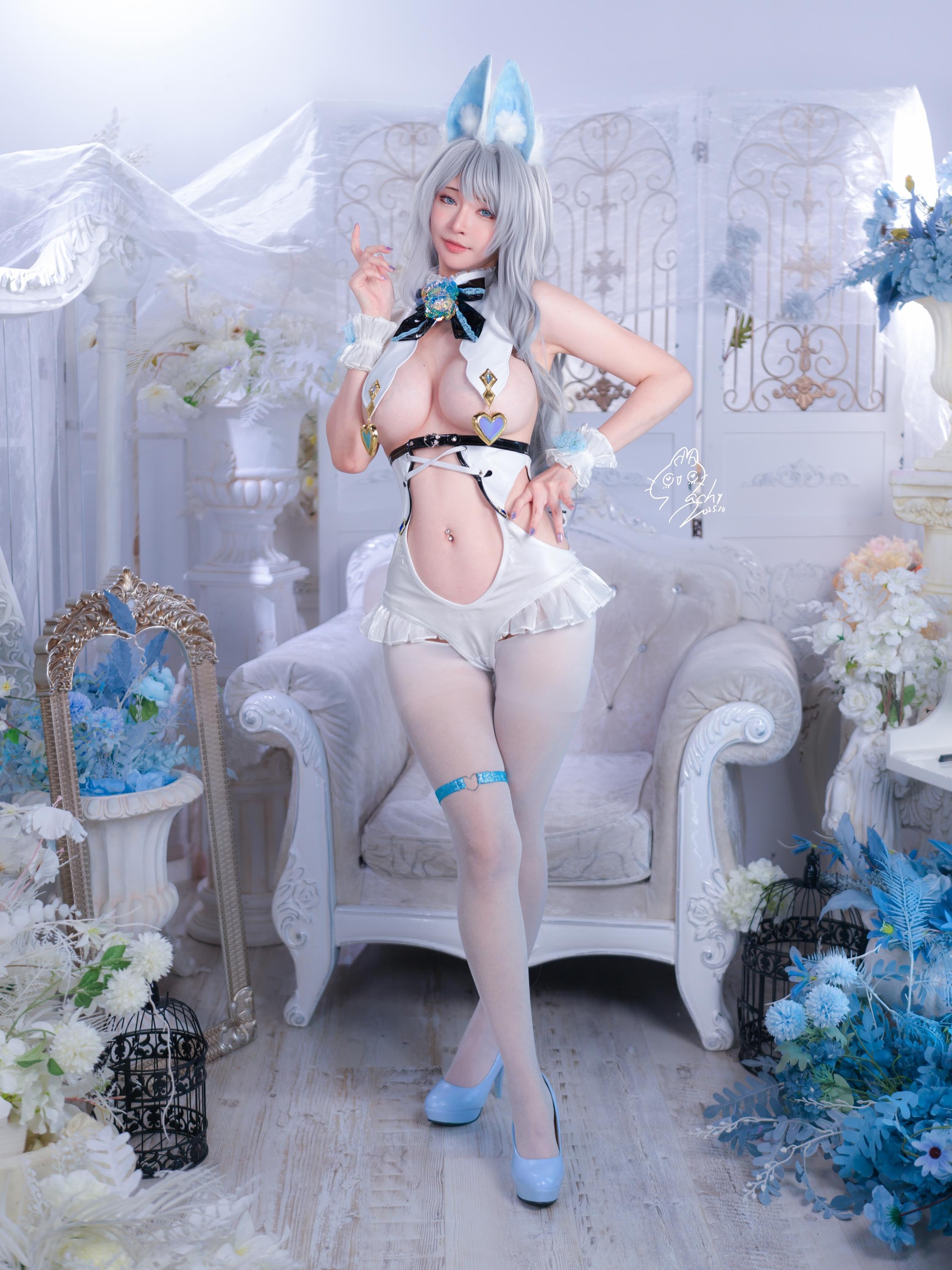 图片[1]-Machi馬吉 – NO.017 白兔Machi·完全版[91P]-XikXak